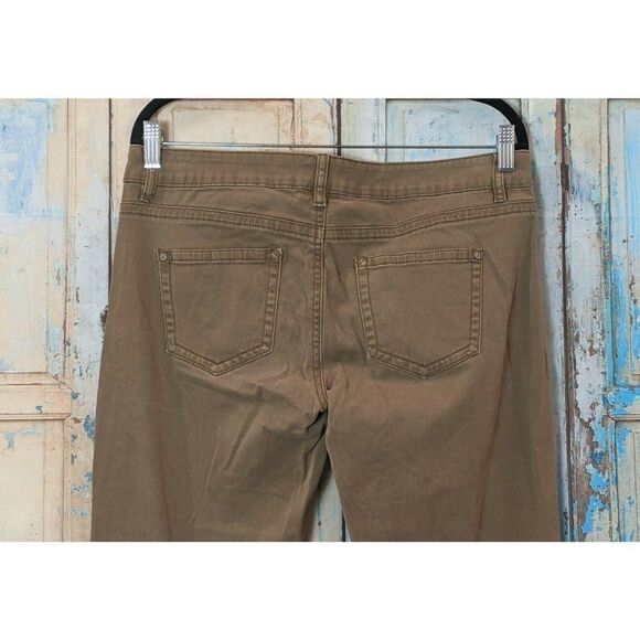 Rue 21 Womens Size 9/10 Brown Distressed Freedom Flex Low Rise Skinny Jeans - Picture 6 of 9